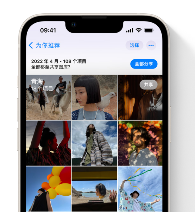 依安苹果维修网点分享在 iPhone 上使用共享图库 