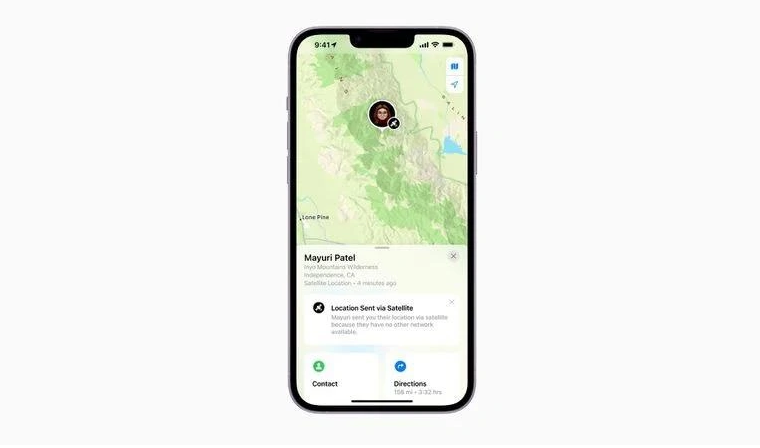 依安苹果14维修分享iPhone14系列中 FindMy功能通过卫星分享位置方法教程 