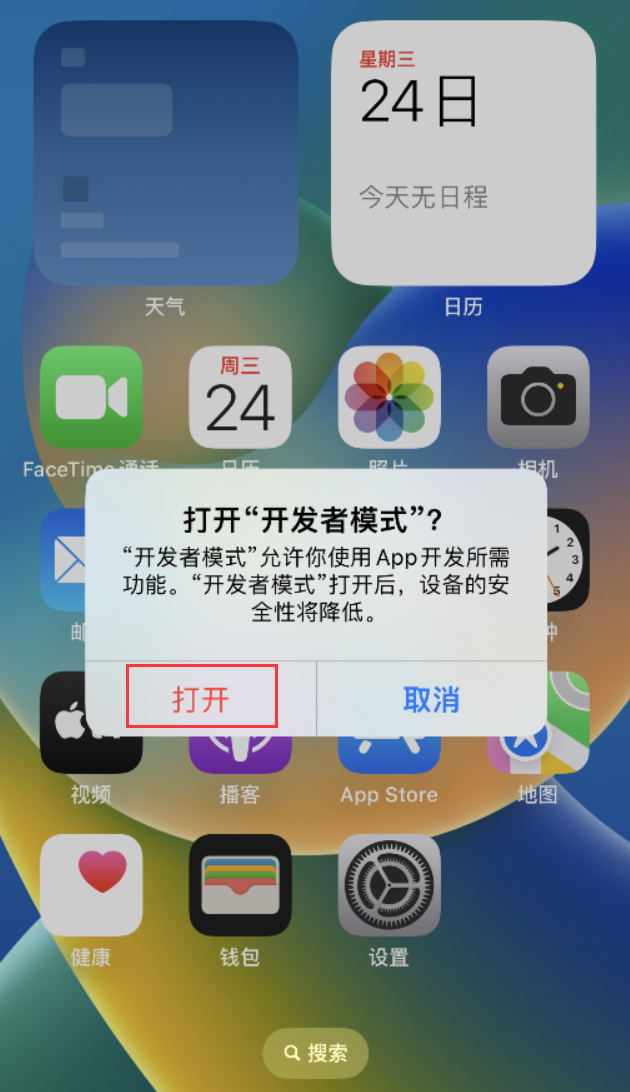 依安苹果手机维修分享如何打开开发者模式 