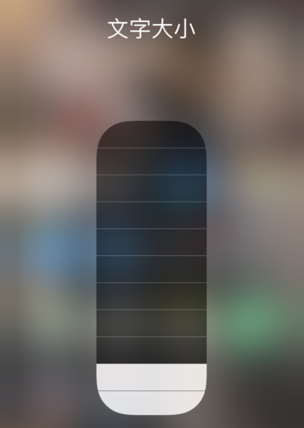 依安苹果手机维修分享小技巧：在 iPhone 控制中心快速调节字体大小 