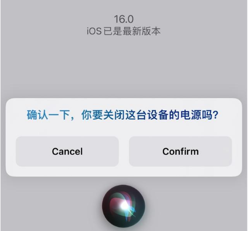 依安苹果手机维修分享iOS 16 Beta5为什么要取消Siri语音关机功能 